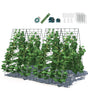 2-Piece Green Cucumber Garden Trellis A-Frame Grow Support for Climbing Plant