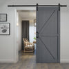 Sliding Barn Door Closet for Single Wood Door 6-7FT / Door with Track Kit Use