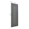 Sliding Barn Door Closet for Single Wood Door 6-7FT / Door with Track Kit Use