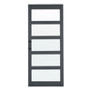 Sliding Barn Door Closet for Single Wood Door 6-7FT / Door with Track Kit Use