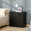 Storage Cabinet w/ Shelves and Door Wooden Sideboard Freestanding Cupboard