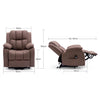 BROOKLINE ELECTRIC FABRIC SINGLE MOTOR RISER RECLINER LIFT MOBILITY TILT CHAIR