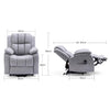 BROOKLINE ELECTRIC FABRIC SINGLE MOTOR RISER RECLINER LIFT MOBILITY TILT CHAIR