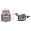 BROOKLINE ELECTRIC FABRIC SINGLE MOTOR RISER RECLINER LIFT MOBILITY TILT CHAIR