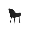 SET OF 4 ANIKA MODERN VELVET DINING CHAIR PADDED SEAT METAL LEGS KITCHEN