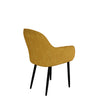SET OF 4 ANIKA MODERN VELVET DINING CHAIR PADDED SEAT METAL LEGS KITCHEN
