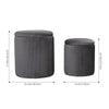 Small Footstool Ottoman Shoe Changing Stool Padded Foot Rest Entryway Livingroom
