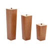 4X Wood Table Legs Tapered Square Oak Beech Table Chair Stool Chest Sofa 9 Size