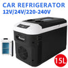 15L Centre Console Fridge, Portable Mini Vehicle-Mounted Refrigerator, Perfect for Travel Camping Outdoor Adventures