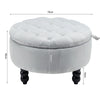 Bedroom Footrest Ottoman Window Seat Bed Side Stool Modern Pouffe Seat Stool