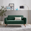 Teddy Velvet Upholstered Post Modern 2 Seater Sofa