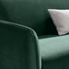 Teddy Velvet Upholstered Post Modern 2 Seater Sofa