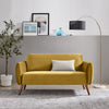 Teddy Velvet Upholstered Post Modern 2 Seater Sofa