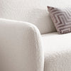 Teddy Velvet Upholstered Post Modern 2 Seater Sofa