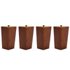 4X Wood Table Legs Tapered Square Oak Beech Table Chair Stool Chest Sofa 9 Size