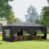 3 x 6m Garden Heavy Duty Gazebo Marquee Party Tent Canopy