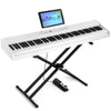 ♬Mustar 88 Semi Weighted Keys Digital Piano PortableKeyboard Pedal Stand Stool