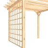 Wooden Garden Pergola Large Patio Gazebo Structure Plant Climb Trellis Arch Kit