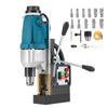 Portable Electric Magnetic Drill 1100W 12000N 2"Depth 40 mm Boring Dia w 11 Bits