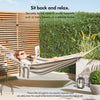 Garden Hammock, 1 Person Hammock with Storage Bag, VonHaus