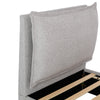 Single Upholstered Bed Frame 3ft Bed Frame with Headboard, Drawer & Wood Slats