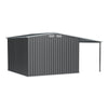 Breeins Metal Garden Shed 8x8ft 10x8ft Tool Shed Extended Shelter & Inside Shelf