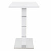 Parini High Gloss Bar Table Rectangular In White