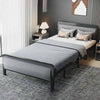 3FT Folding Single Guest Bed Padded Fold Up Metal Framed Sleeper Dormitory Bed
