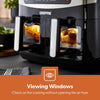 Double Basket Air Fryer Oven Digital Cooker 9L Timer Oil Free Frying 2600W Black
