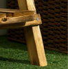Wooden Plant Stand Outdoor Garden Display Shelving Unit Folding Flowe Pot Rack