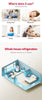 7000BTU Portable Air Conditioner 4-in-1 Cooling Heating Dehumidifier Fan AC Unit