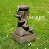 Water Feature Outdoor Indoor LED Fountain Waterfall Garden Decor (Cascading)
