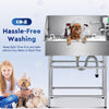 CO-Z 34" 860CM Pet Dog Cat Grooming Bath Tub Wash Station Stainless Steel Shower