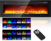Electric Fireplace 183cm Freestanding/Wall Mounted/Recessed with Flame Effect