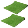 2pcs Artificial Grass Turf with Self-draining Fake Grass Mat 1m x 4m