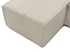 Corner Sofa Bed Corduroy Universal Corner Side KARL Storage Springs Cushions New