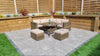 Signature Weave Georgia Brown Outdoor Garden Corner Sofa Table Set RRP £1282