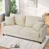 Modern 2/3 Seater Corduroy Sofa Bed with 2 Bolster Home Room Recliner Couch Sofa