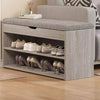 Shoe Bench Shoe Storage Rack Cabinet Organiser with Cushion Padded Seat Unit UK