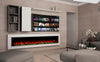 Clarendon Borderless Glass Fire - 71'' - Black