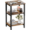 Side Table, Height Adjustable Bedside Table, End Table, Sofa Table, Nightstand