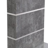 Parini Wooden Bar Table Rectangular In Concrete Effect