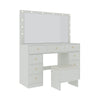 Dressing Table With Drawers Mirror Stool Set Makeup Desk Vanity Table Bedroom