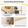 Mobile Storage Rolling Kitchen Island on Wheels Trolley Cart with Worktop, White
