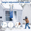 6M Aluminum Snow Roof Rake Snow Removal Tool Adjustable Widened Head Design