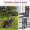 Outdoor Large Dog Kennel Pet House Puppy Training Run Cage PlayPen w/ Shed Cover