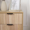 OHS Ribbed Bedside Table Cabinet 3/4/5/6 Draw Nightstand Side Board