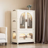 Portable Wardrobe Folding Closet With Shelves Clothes Cabinet Storage Toys Box