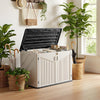 975L Outdoor Storage Box Garden Patio Plastic Chest Container Multibox with Base