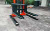 Adjustable Manual Straddle Stacker 1T 2.5M (Wide Leg Hydraulic Fork Lift)